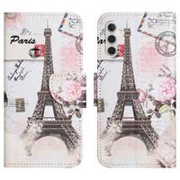 Откидной чехол для Samsung Galaxy M15 5G, Wallet, Eiffel Tower