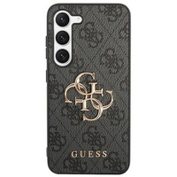 Чехол GUESS до Samsung Galaxy S24, 4G Big Metal Logo, серый