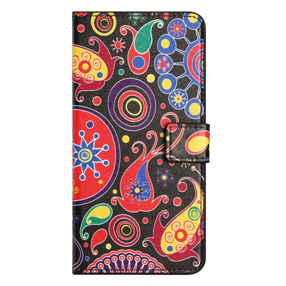 Чохол-книжка для Motorola Moto G53 5G / G23 / G13, Wallet, colorful jellyfish, чорний