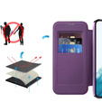 Откидной чехол для Samsung Galaxy S22 5G, RFID Wallet MagSafe CamShield, фиолетовый