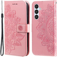 Чохол-книжка для Samsung Galaxy A54 5G, Mandala Flower, рожевий rose gold