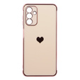 Чoхол до Samsung Galaxy A13 5G, Electro heart, рожевий rose gold