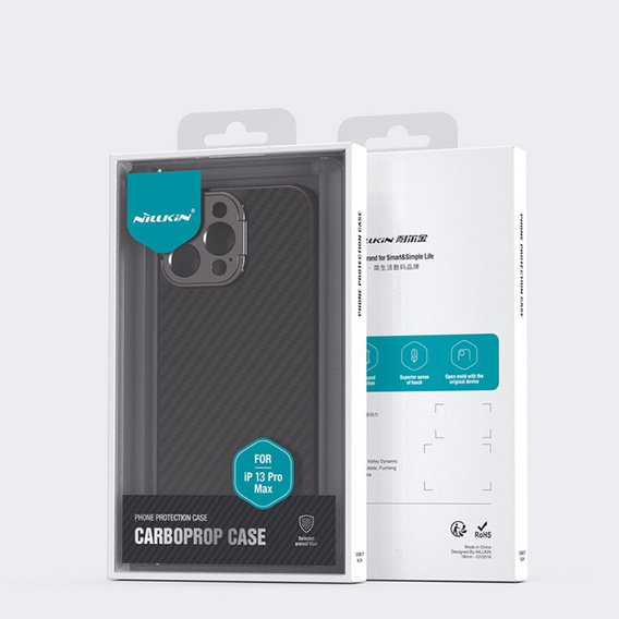 NILLKIN Чохол для iPhone 13 Pro, CamShield Carbon Case, чорний