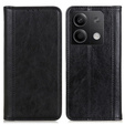 Чoхол до Xiaomi Redmi Note 13 5G, Wallet Litchi Leather, чорний