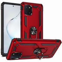 Бронированный Чехол до Samsung Galaxy Note 10 Lite, Nox Case Ring, красный