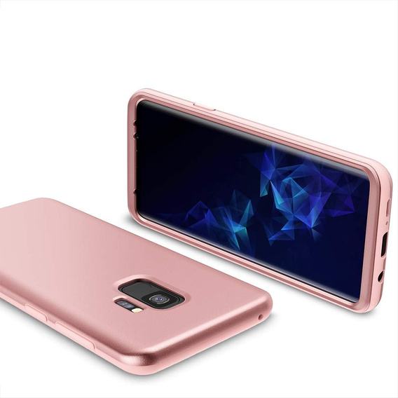 Чoхол до Samsung Galaxy S9, Suritch Full Body, рожевий rose gold