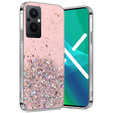 Чехол до Oppo Reno7 Lite 5G, Glittery, розовый