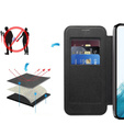 Чохол-книжка для Samsung Galaxy S22 5G, RFID Wallet MagSafe CamShield, чорний