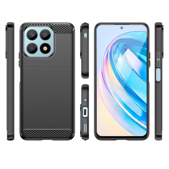 Чoхол до Honor X8a 5G, Carbon, чорний