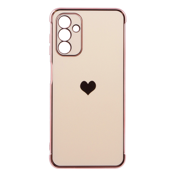 Чехол до Samsung Galaxy A13 5G, Electro heart, розовый rose gold