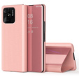 Чoхол до Xiaomi Redmi 10C, Clear View, рожевий rose gold