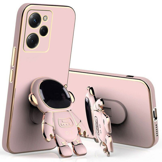 Чехол до Xiaomi Poco X5 Pro 5G, Astronaut, розовый rose gold