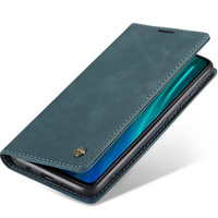 Чехол CASEME для Xiaomi Redmi Note 8 Pro, Leather Wallet Case, бирюзовый