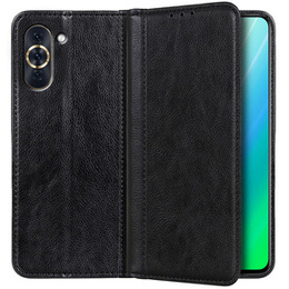 Флип-кейс для Huawei Nova 10 Pro 4G, Split Leather, чёрный