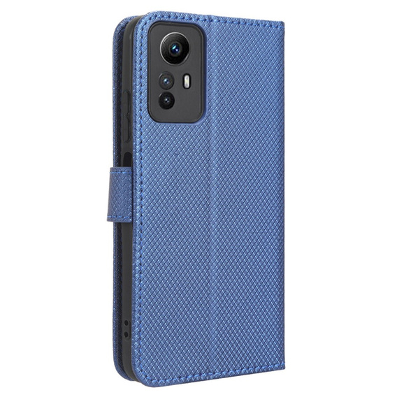 Откидной чехол для Xiaomi Redmi Note 12S 4G, Wallet Smart Magnet, синий