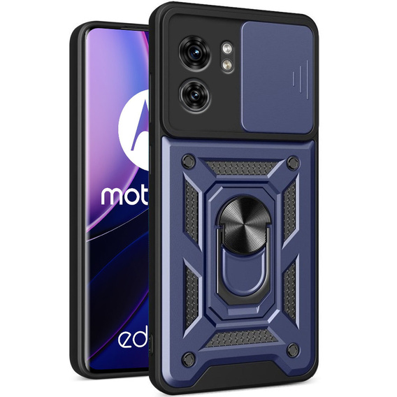 Чохол NOX Camera Slide Motorola Edge 40, CamShield Slide, темно-синій