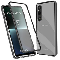 Чохол для Sony Xperia 1 V, Magnetic Dual Glass, чорний