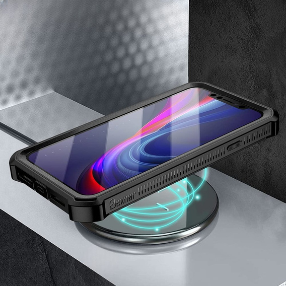 Броньований чохол для iPhone 12/12 Pro, Dexnor Full Body, чорний