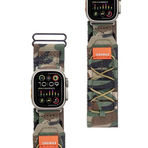 Нейлоновий ремінець ERBORD Runner для Apple Watch 1/2/3/4/5/6/7/8/9/SE/ULTRA/ULTRA 2 42/44/45/49MM