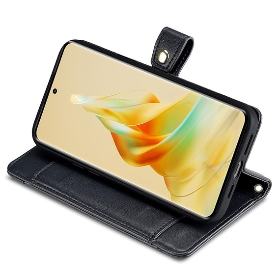 Чохол-книжка для Oppo Reno8 T 4G, Wallet Zipper Pocket, чорний