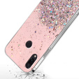 Чехол до Xiaomi Redmi Note 7, Glittery, розовый