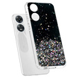 Чoхол до Oppo A17, Glittery, чорний