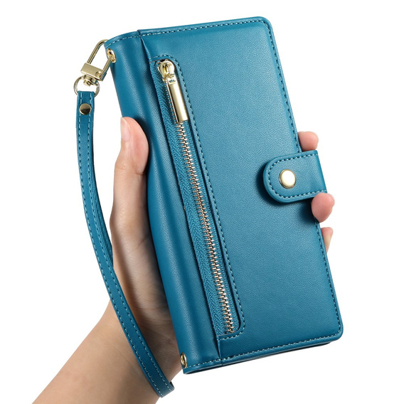 Чохол-книжка для Samsung Galaxy S24 FE, Wallet Zipper Pocket, м'яти