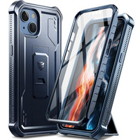 Бронированный чехол для iPhone 13 / 14, Dexnor Full Body, темно-синий