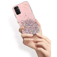 Чехол до Samsung Galaxy A04S / A13 5G, Glittery, розовый