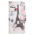 Откидной чехол для Samsung Galaxy M15 5G, Wallet, Eiffel Tower