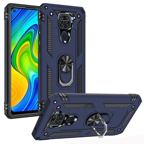 Броньований Чoхол до Xiaomi Redmi Note 9, Nox Case Ring, м'яти