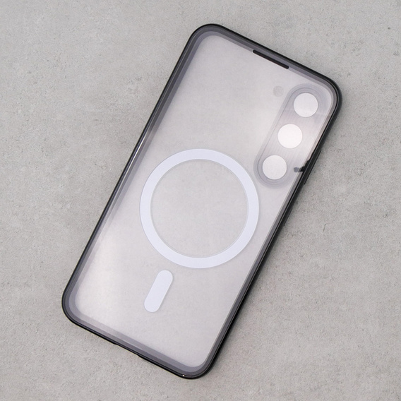 Магнітний чохол Dual Glass MagSafe для Samsung Galaxy S23, чорний