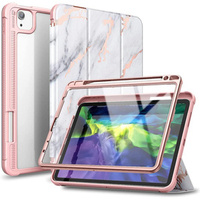 Чехол до iPad Air 4 10.9 2020 / iPad Pro 11 2020 / 2018, Suritch Full Body Marble, розовый