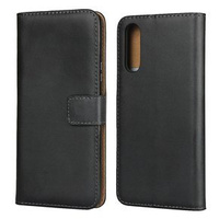 Откидной чехол для Sony Xperia 10 II, Case Genuine Leather, чёрный