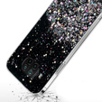 Чехол до Xiaomi Mi 10T Lite 5G, Glittery, чёрный