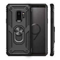 Бронированный Чехол до Samsung Galaxy S9, Nox Case Ring, чёрный