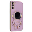 Чехол до Samsung Galaxy S22, Astronaut, фиолетовый
