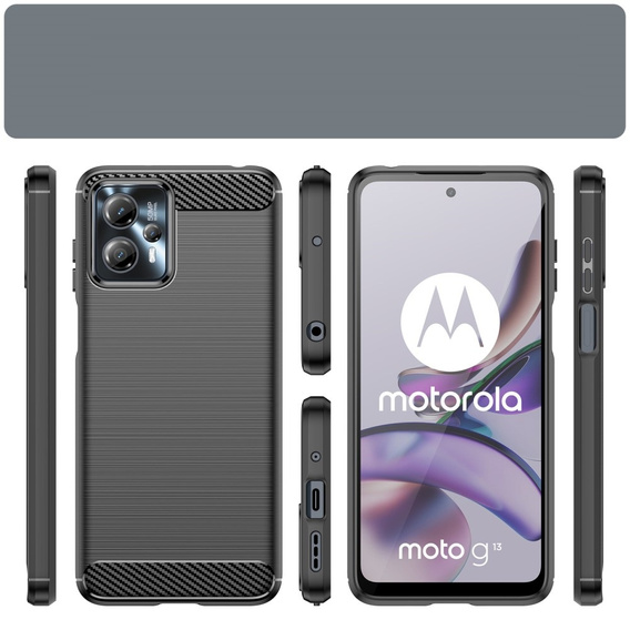 Чoхол до Motorola Moto G23 / G13, Carbon, чорний