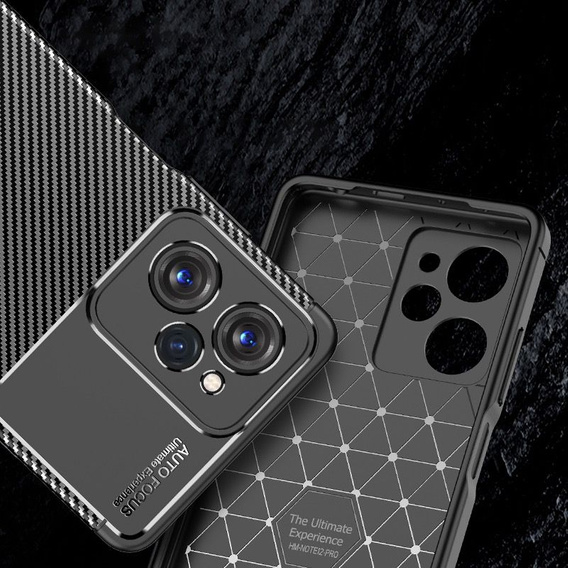 Чехол до Xiaomi Poco X5 Pro 5G, Carbon Gel, чёрный