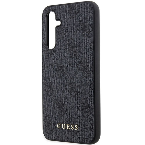 Чехол GUESS до Samsung Galaxy S23 FE, 4G Metal Gold Logo, серый