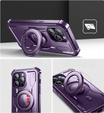 Бронированный чехол для iPhone 14 Pro Max, Dexnor Full Body для MagSafe, фиолетовый