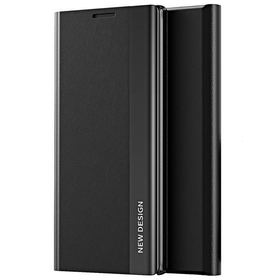 Откидной чехол для Xiaomi 12T / 12T Pro, Side Magnetic, чёрный