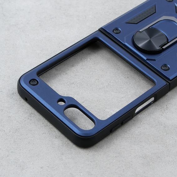 Бронированный Чехол до Samsung Galaxy Z Flip5 5G, Nox Case Ring, синий