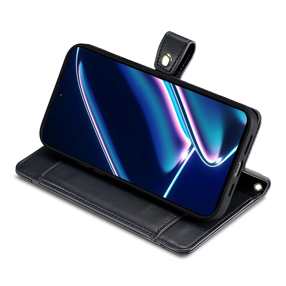 Откидной чехол для Realme 11 Pro 5G / Pro+ 5G, Wallet Zipper Pocket, чёрный