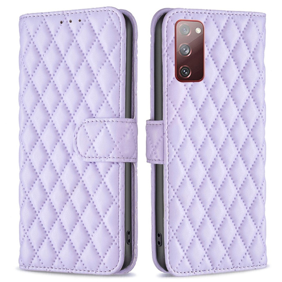 Откидной чехол для Samsung Galaxy S20 FE, Wallet, BINFEN COLOR, фиолетовый