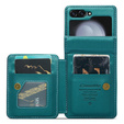 CASE фліп-чохол для Samsung Galaxy Z Flip5 5G, Litchi Wallet, зелений