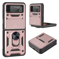 Чохол NOX Camera Slide Samsung Galaxy Z Flip3 5G, CamShield Slide, рожевий rose gold