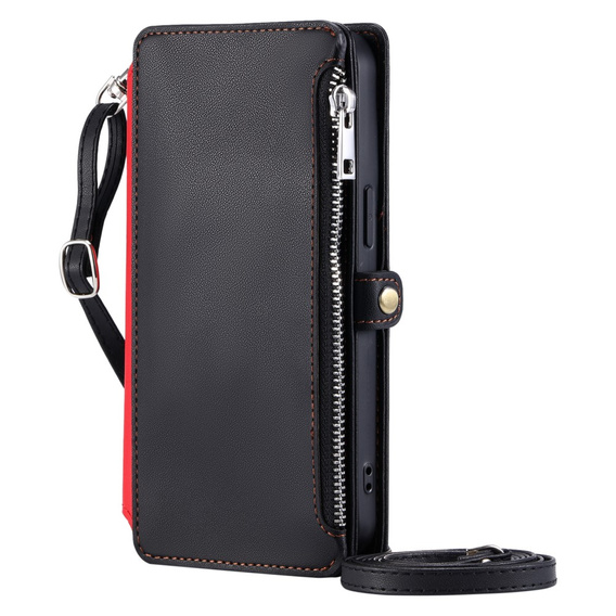 Чохол-книжка для Xiaomi Redmi 14C, Wallet Zipper Pocket, чорний