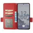 Чохол-книжка для Nokia X30 5G, Wallet Litchi Magnet Case, червоний