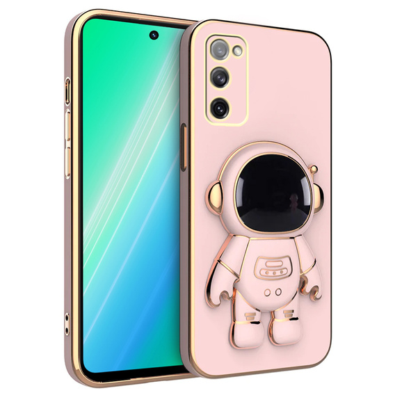 Чoхол до Samsung Galaxy S20 FE, Astronaut, рожевий rose gold